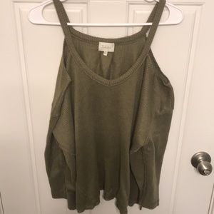Cold Shoulder Anthropology Sweater